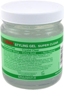 Clubman Super Clear Superhold Styling Gel, 16 oz