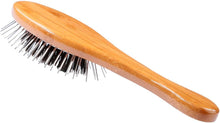 Charger l&#39;image dans la galerie, Bass Brushes Hybrid Pet Groomer Petit manche ovale en bambou
