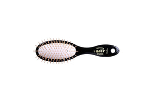 Brosses à basse extra longues en alliage pour toilettage d'animaux, petit manche en acrylique
