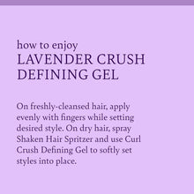 Load image into Gallery viewer, Camille Rose Lavender Crush Defining Gel 12 fl oz
