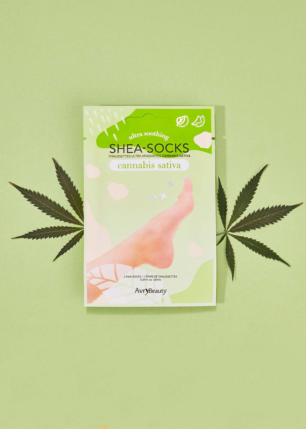 AvryBeauty Shea Butter Socks - Cannabis Sativa