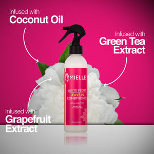 Après-shampoing sans rinçage à la pivoine blanche Mielle