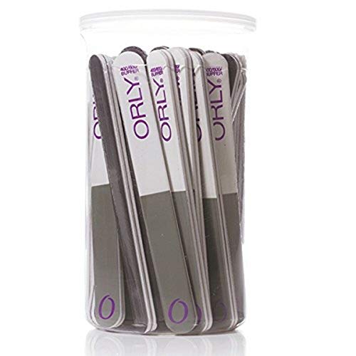 Limes à ongles ORLY, boîte de 74 pièces, trio de polissage
