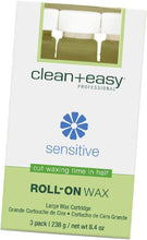 Charger l&#39;image dans la galerie, Recharges de cire pour jambes C+E Sensitive Large, 8,4 onces
