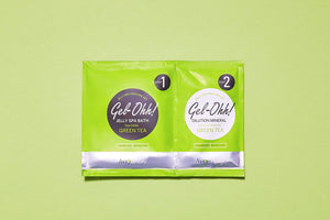 Gel-Ohh Jelly Spa AvryBeauty - Thé vert, paquet de 3