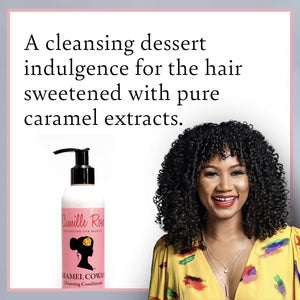 Après-shampoing nettoyant Caramel Cowash de Camille Rose Naturals, 227 g 