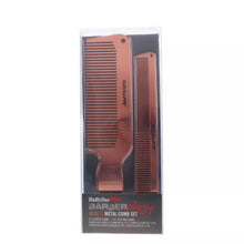 Charger l&#39;image dans la galerie, Lot de 2 peignes métalliques BabylissPRO ROSEFX - BCOMBSET2RG
