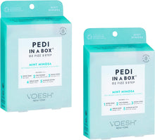 Load image into Gallery viewer, VOESH Pedi in a Box O2 Fizz 5 Step - Mint Mimosa, 2 Pack
