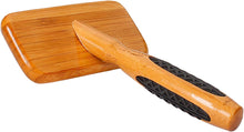 Load image into Gallery viewer, Bass Brushes Soft Slicker Pet Groomer Bamboo Handle w/ Rubber Grips
