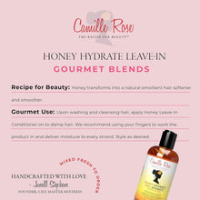 Load image into Gallery viewer, Camille Rose Naturals Honey Hydrate Leave-In Hair Conditioner 9 fl oz pack of 1
