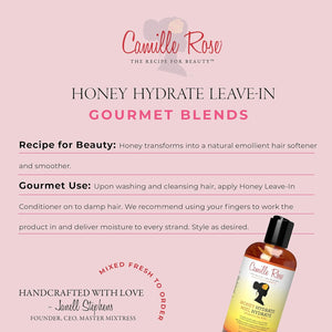 Camille Rose Naturals Honey Hydrate Leave-In Hair Conditioner 9 fl oz pack of 1