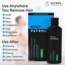 Charger l&#39;image dans la galerie, Formule après-rasage Bump Patrol Sensitive Strength - Solution après-rasage douce qui élimine les bosses du rasoir et les poils incarnés - 2 oz
