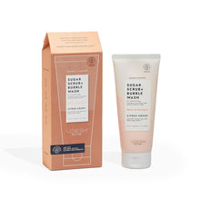 Load image into Gallery viewer, VOESH Sugar Scrub + Bubble Wash, Exfoliating Body Scrub &amp; Body Wash, Citrus Crush
