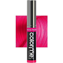 Load image into Gallery viewer, Colorme Hair Mascara Temporary hair chalk alternative for kids and Root Touch Up for Semi Permanent Dye regrowth. Washes Out (FUSCHIA)

