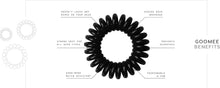 Load image into Gallery viewer, Goomee Active The Markless Hair Loop Set - Black Belt Women 4 Pc
