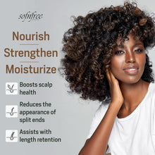 Load image into Gallery viewer, Sofnfree Oil - Coconut &amp; Jamaican Black Castor Oil infused with Rosemary &amp; Mint and Biotin with Bonus AvryBeauty Mani/Pedi tool set.
