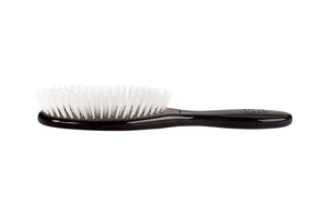 Bass Brushes Firm Nylon Mane and Tail Equine Brush Acrylic Handle