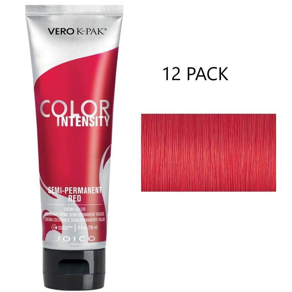 Joico Color Intensity Semi Permanent Red - 12 Pack (4 fl oz each)
