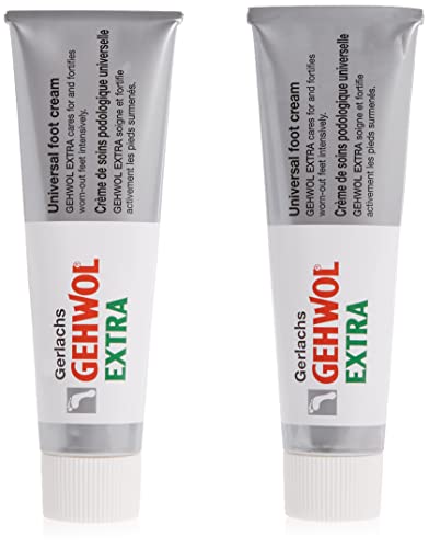 Crème pour les pieds GEHWOL Extra, 75 ml - Lot de 2