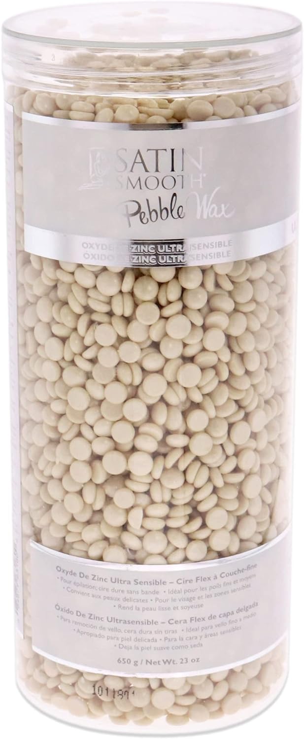 Satin Smooth PEBBLES WAX™ Ultra Sensitive Zinc Oxide Thin-Film Flex Wax 23oz