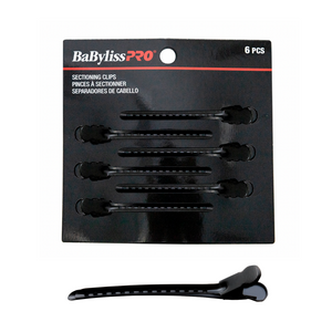 BabylissPRO METAL SECTIONING CLIPS 6/PK - BES26UC