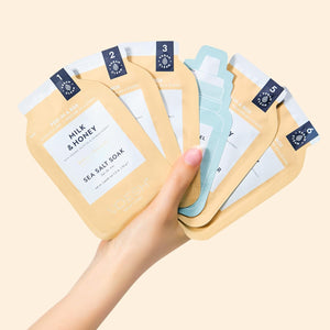VOESH Pedi in a Box Ultimate 6 étapes - Lait et miel, lot de 2