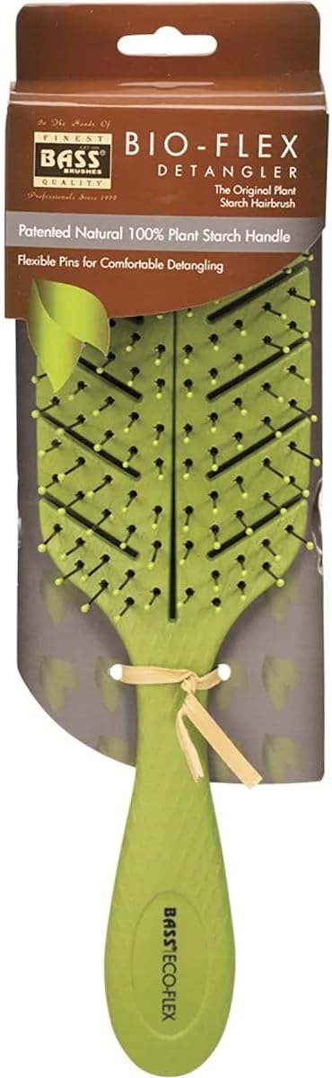 Brosse à poils en nylon Bio Flex de Bass Brushes, manche biodégradable