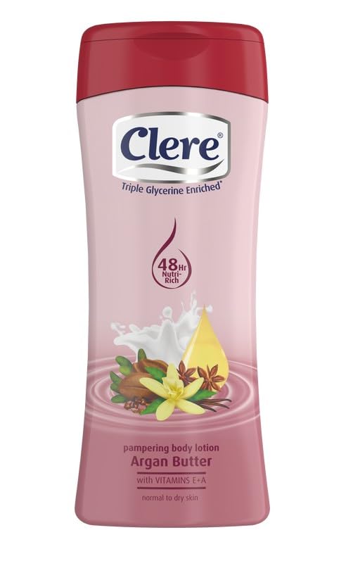 Lotion pour les mains et le corps Clere au beurre d'argan 400 ml