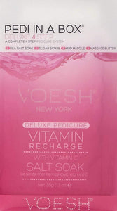Voesh Pedi In A Box Deluxe 4 étapes - Recharge de vitamines - Pack de 3