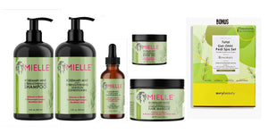 Coffret coiffant Mielle Ultimate Rosemary Mint avec gel total Rosemary - Ohh ! Pedi Spa en bonus