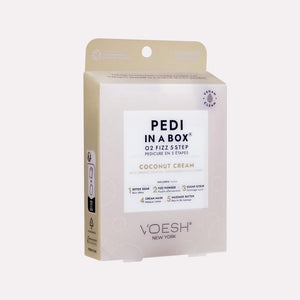VOESH PEDI EN BOÎTE 5 ÉTAPES O2 FIZZ - CRÈME DE COCO
