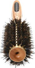 Charger l&#39;image dans la galerie, Bass Brushes | Brosse à cheveux ronde Style &amp; Condition | Poils 100 % naturels + picots en nylon | Manche en bambou pur | Petit corps ionique en tourmaline | Modèle 203
