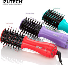 Charger l'image dans la galerie, Sèche-cheveux portable 2 en 1 TORO avec brosse volumisante (violet)
