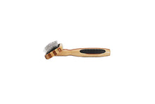 Charger l&#39;image dans la galerie, Bass Brushes | Brosse démêlante pour animaux | Tige en alliage | Manche en bambou pur | Style lisse | Finition rayée | Modèle A27-SB
