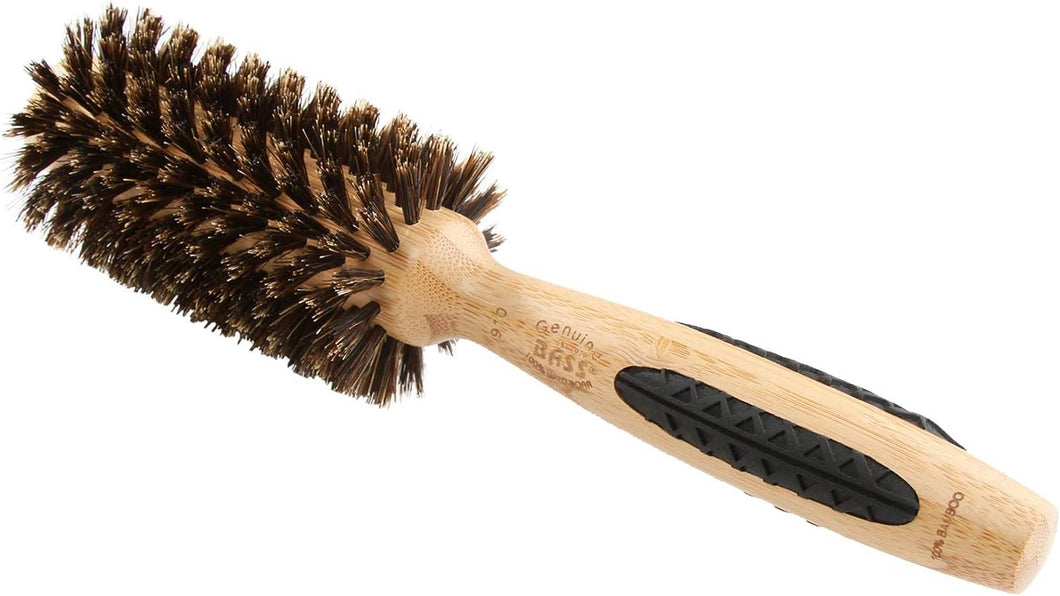 Brosse - Ronde Moyenne 100% Poils de Sanglier Styles de Cheveux Moyens à Longs Light Wo par Bass Brushes