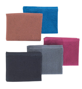 Douzaine de serviettes noires résistantes à l'eau de Javel - TOWEL-C-BKC