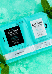 AvryBeauty Gel-Ohh Jelly Spa - Arbre à thé et menthe poivrée, 1 ct.