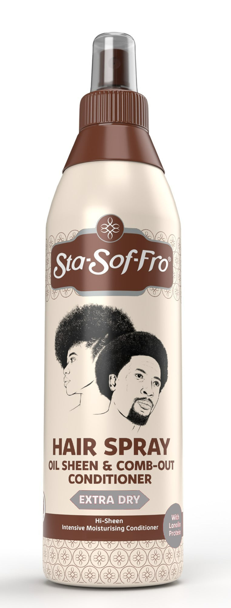 Sta-Sof-Fro Hair & Scalp Spray Comb Out Conditioner with Lanolin, Extra Dry, 8 fl oz