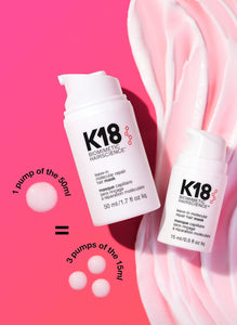 K18 LEAVE-IN MOLECULAR REPAIR HAIR MASK 15ML