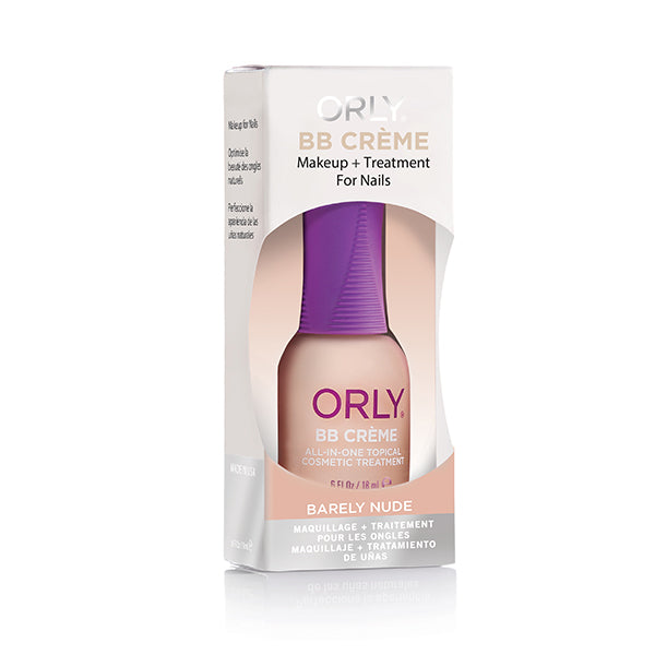 Orly Barely Nude BB Crème Soin des ongles tout-en-un, 0,6 once