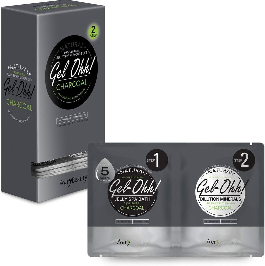 Avry Gel-Ohh Jelly Spa Bath (Charcoal) 30 Pack