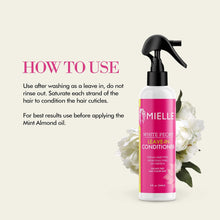 Charger l&#39;image dans la galerie, Après-shampoing sans rinçage à la pivoine blanche Mielle
