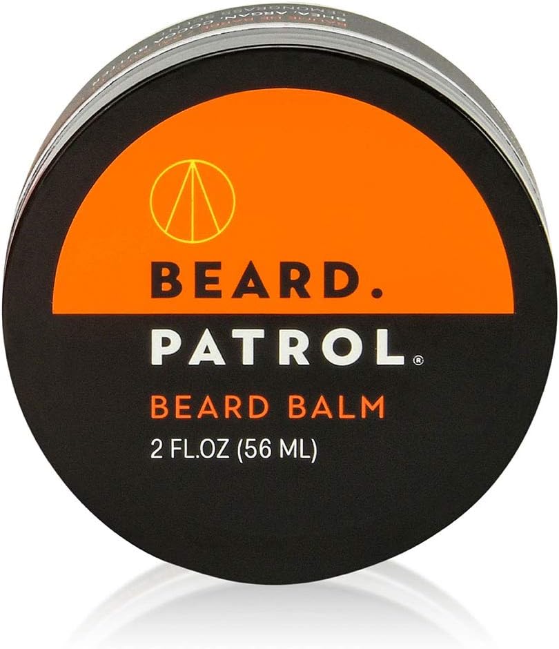 Baume à barbe Beard Patrol pour homme - Cire revitalisante au parfum de citronnelle (56 ml)