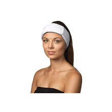 Load image into Gallery viewer, DANNYCO WHITE TERRY HEADBAND SELF ADHESIVE - HB-100C
