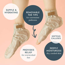 Load image into Gallery viewer, Voesh Collagen Socks With Argan Oil - 3 Pack
