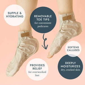 Voesh Collagen Socks With Argan Oil - 3 Pack