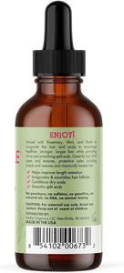 Mielle Rosemary Mint oil 2oz 2pk and Bonus Gel-ohh Foot Spa Tea Tree and Peppermint-Ultimate Mint Spa Day