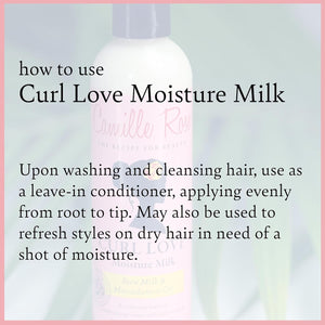 Lait hydratant Curl Love de Camille Rose 2 oz