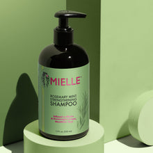Charger l&#39;image dans la galerie, Shampooing quotidien nourrissant et fortifiant Mielle Romarin-Menthe à la biotine, 350 ml, tous types de cheveux
