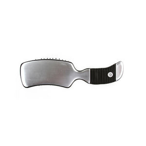 Bass Silver Semi S Shaped Nylon Bristle Salon Brush by Bass